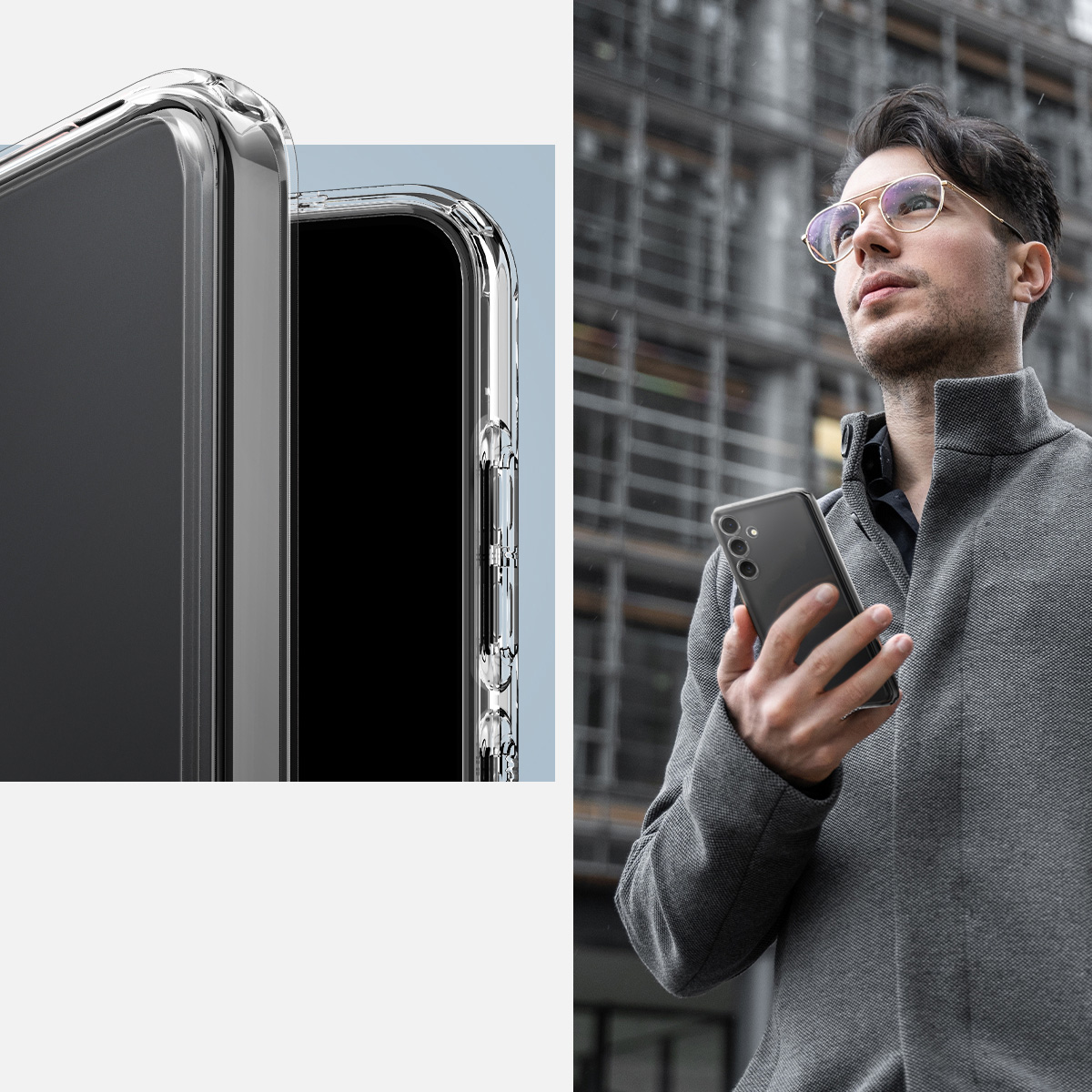 Etui Spigen Ultra Hybrid do Galaxy S24 Plus, przezroczyste